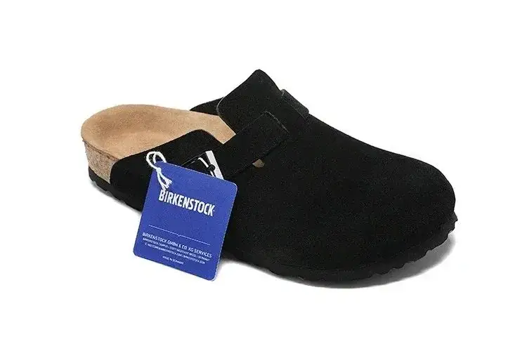 Birkenstock Boston Suede Black