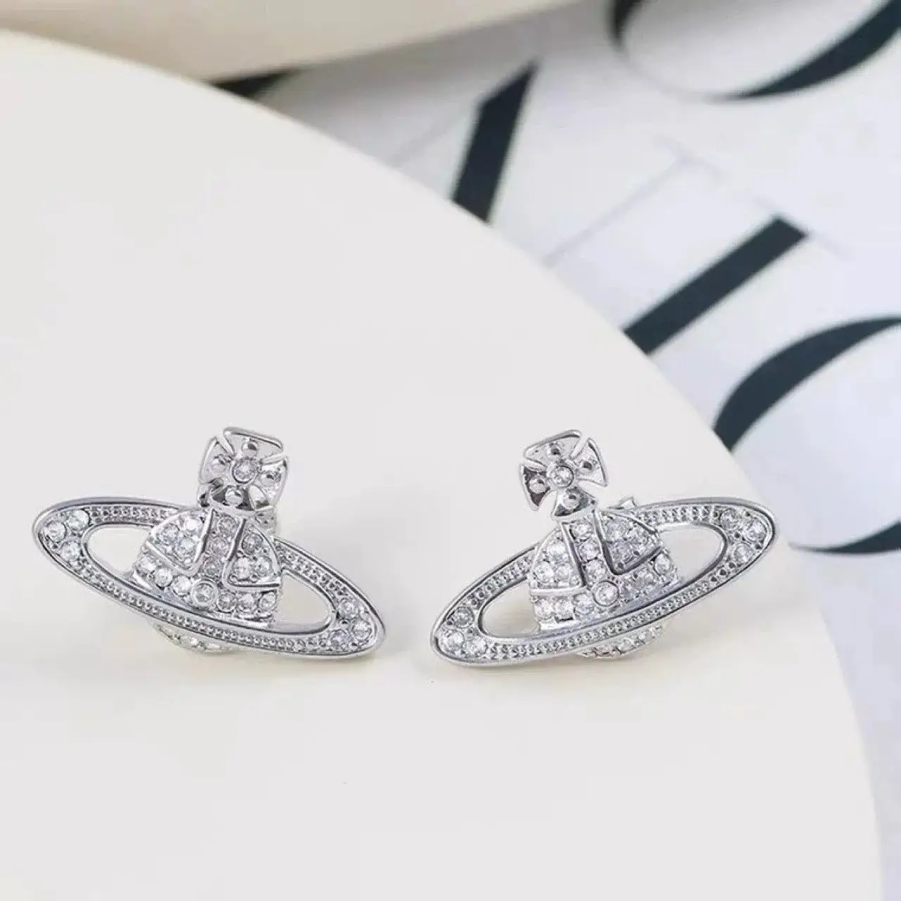 Vivienne Westwood Silver Stud Earrings