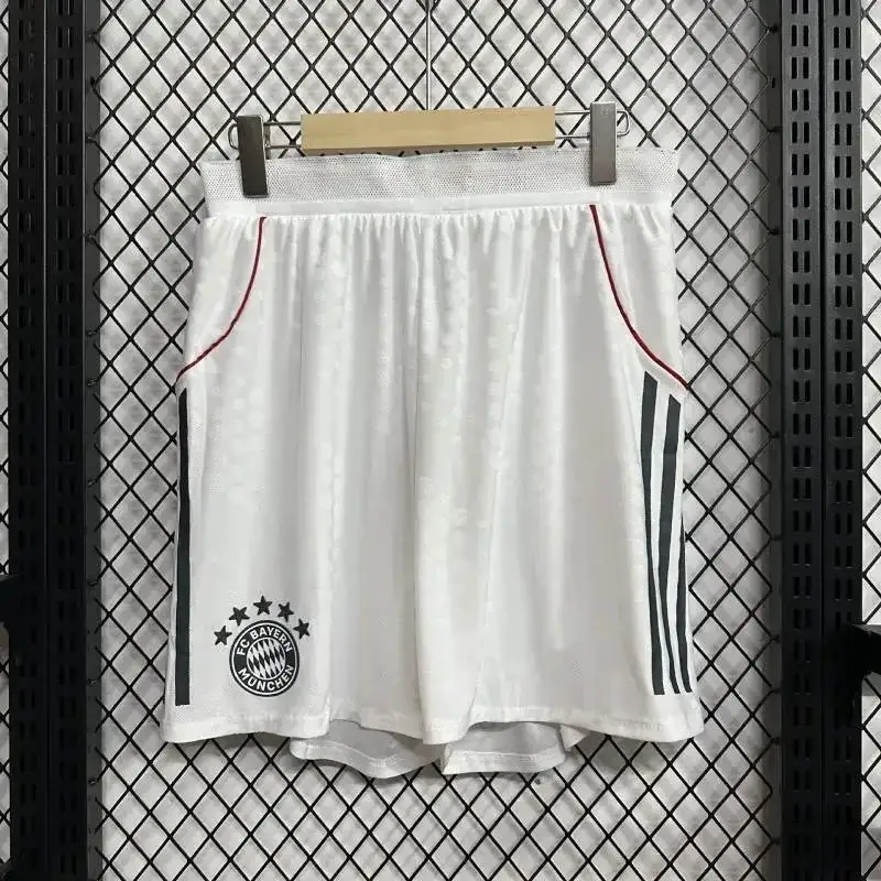 Adidas Bayern Munich 2025/26 White Shorts