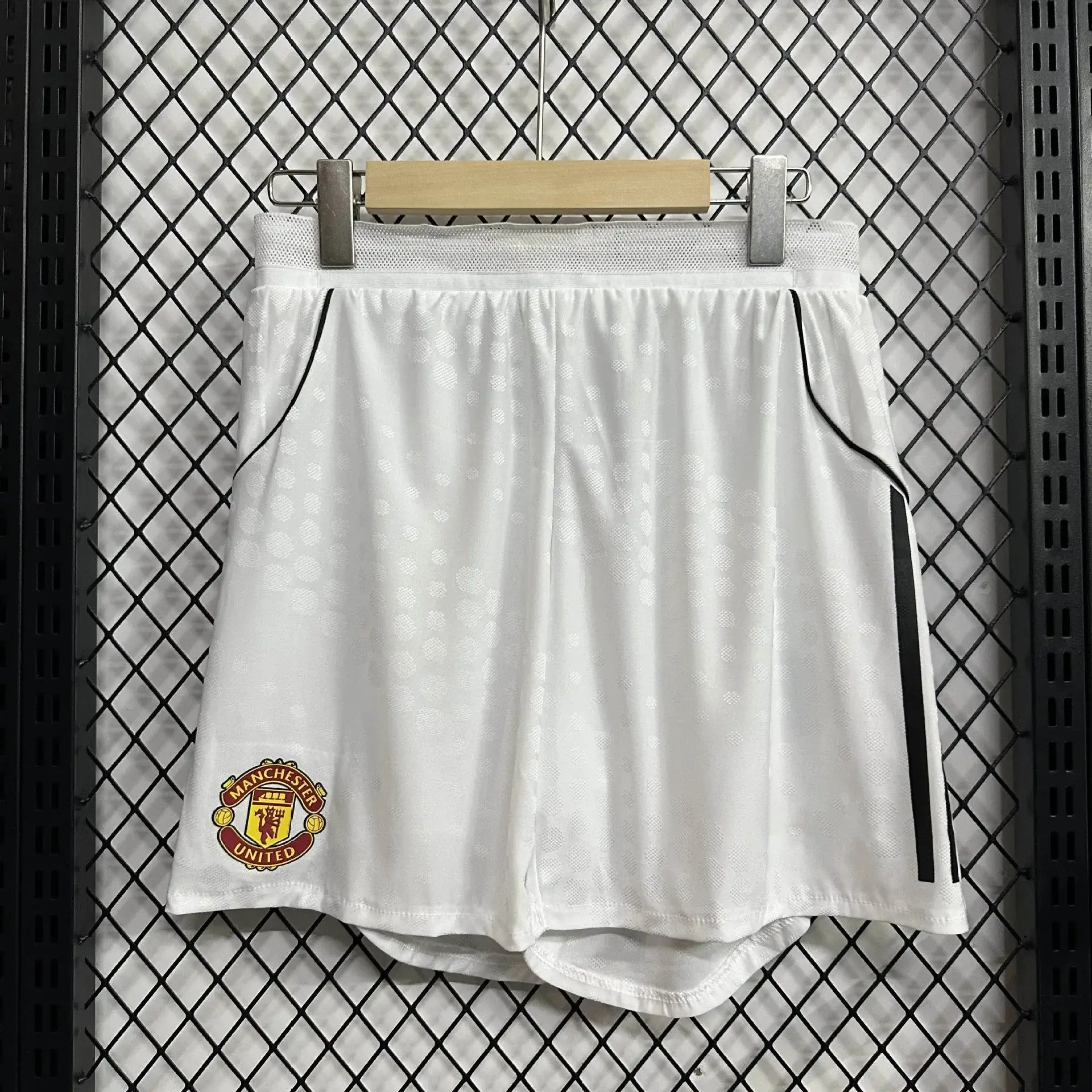 Adidas Manchester United White Soccer Shorts