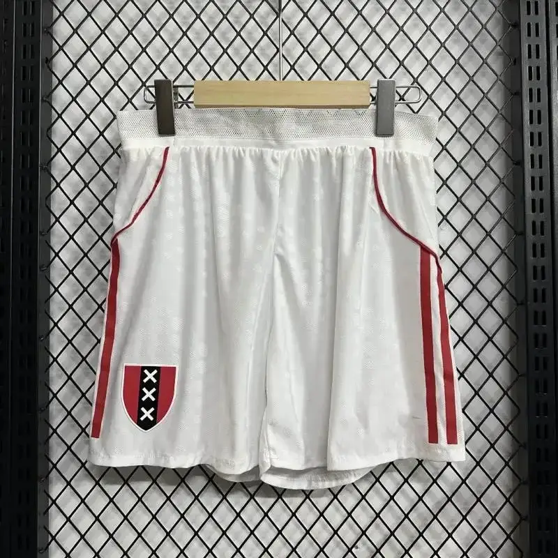 Adidas Ajax White Soccer Shorts