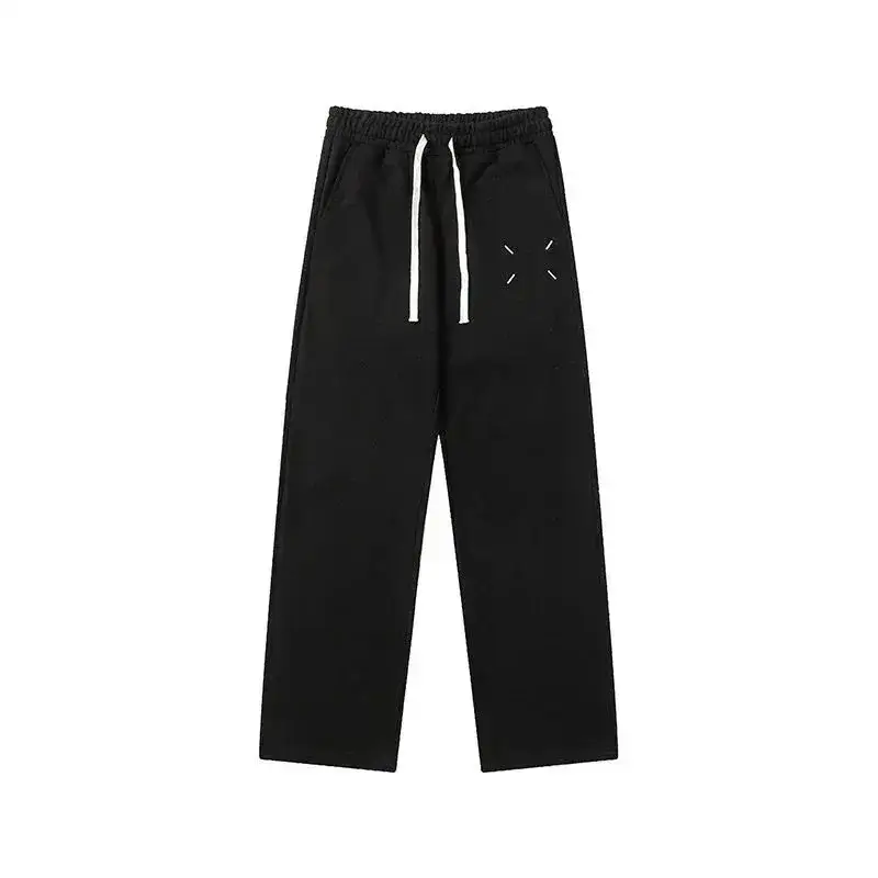 Maison Margiela Stitch Logo Sweatpants Black