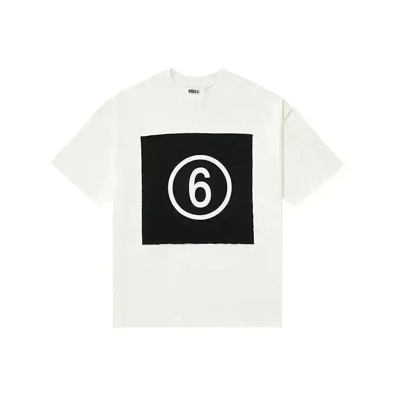 MM6 Maison Margiela Number Logo Patch T-Shirt White