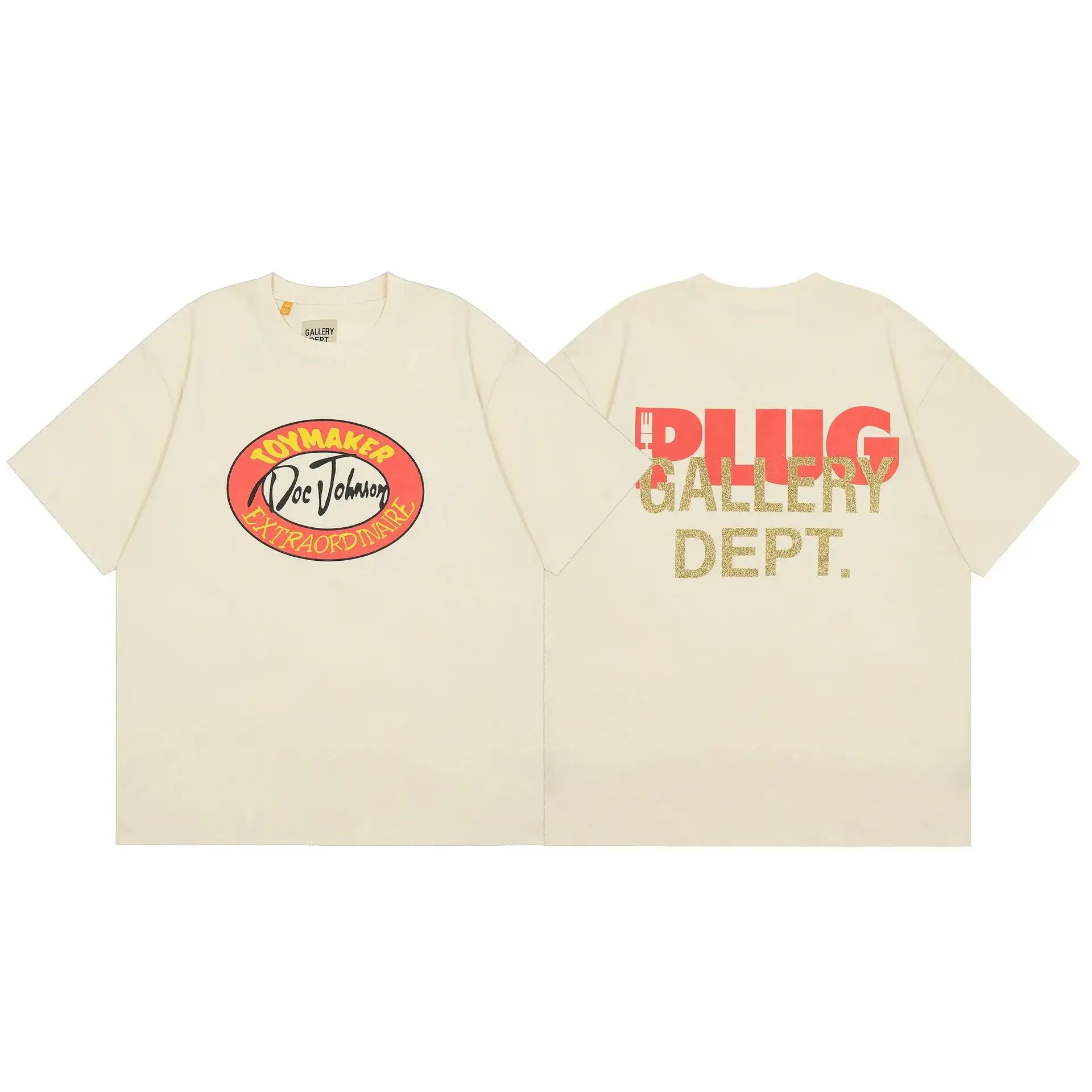Gallery Dept. Toymaker Plug T-Shirt Cream