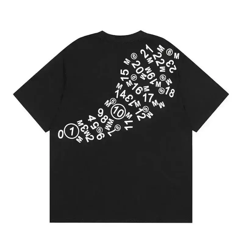Maison Margiela Number Sequence Black T-Shirt