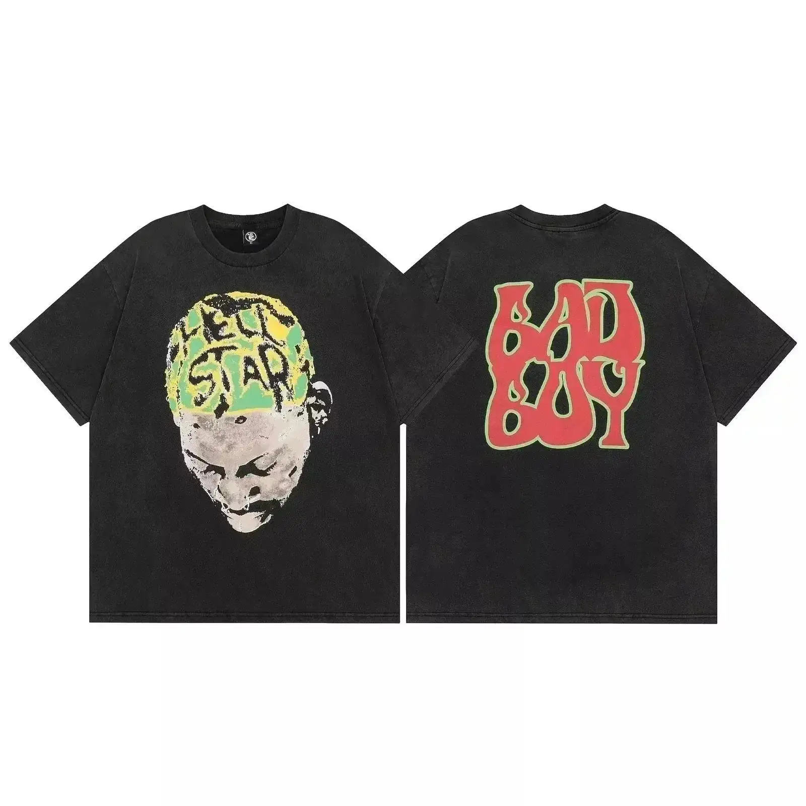 Hellstar Bad Boy T-Shirt Washed Black