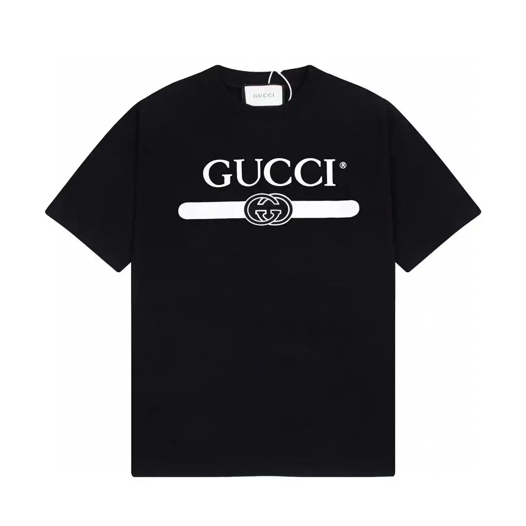 Gucci Interlocking G Logo Black T-Shirt