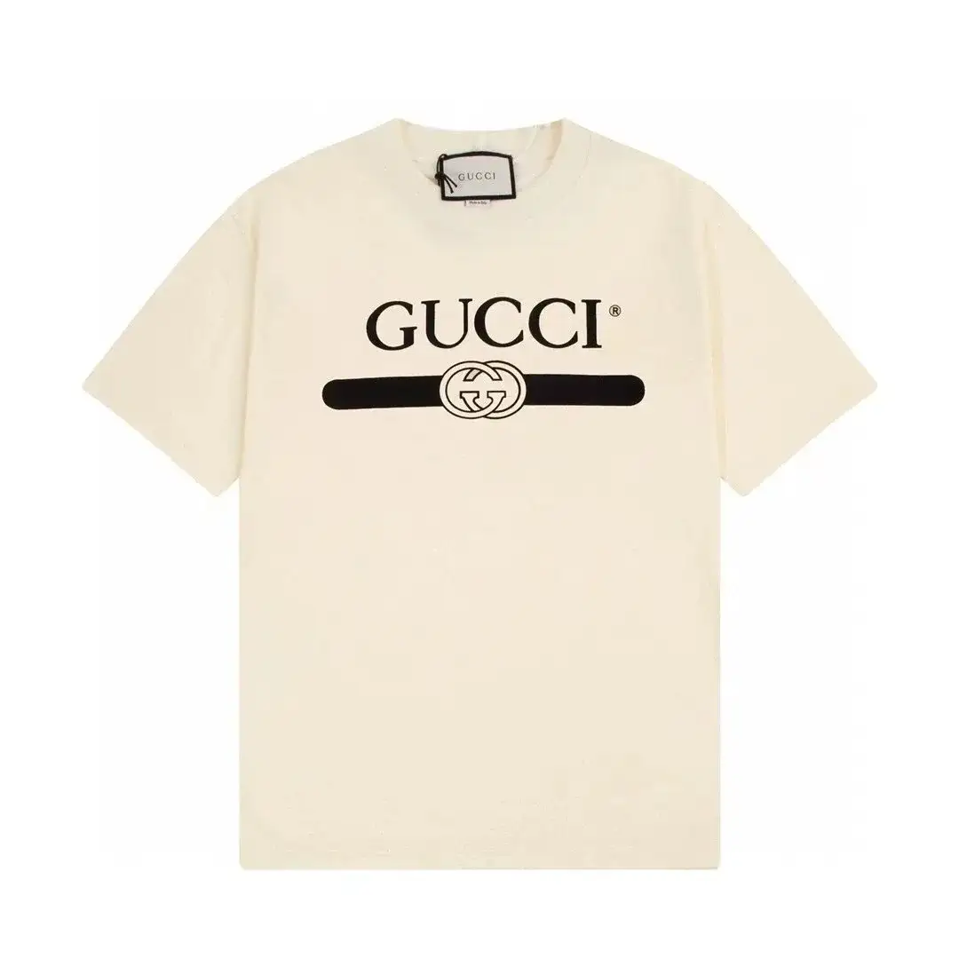 Gucci Interlocking G Logo Off-White T-Shirt