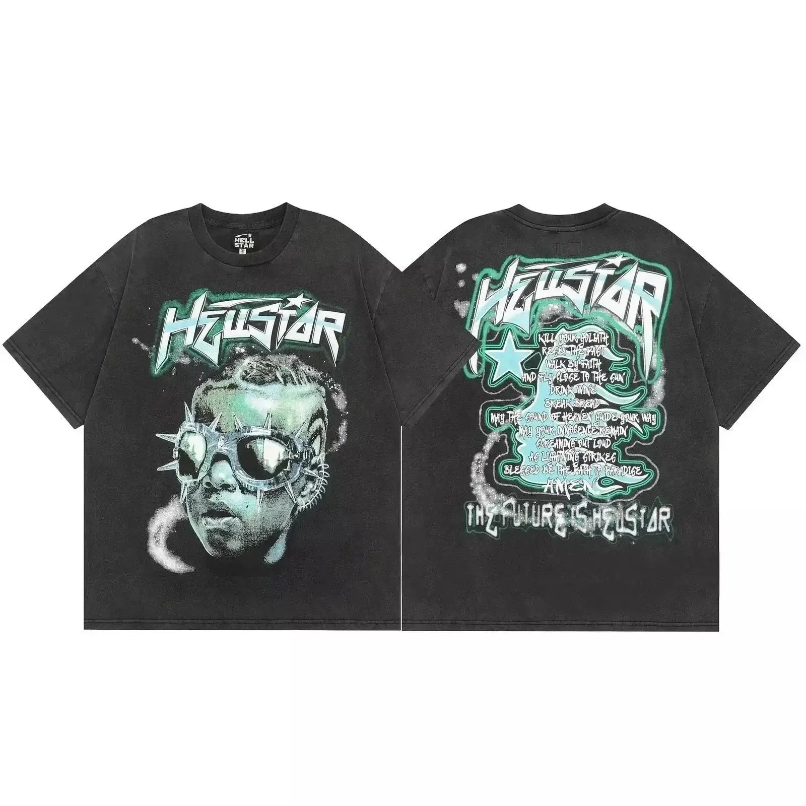 Hellstar Future Goggles Graphic T-Shirt Black