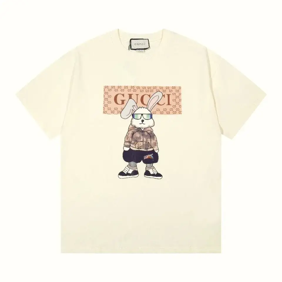 Gucci Rabbit Graphic T-Shirt Off White
