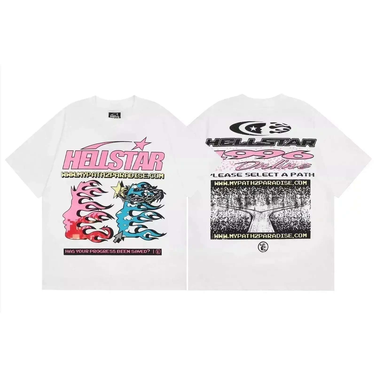 Hellstar Path To Paradise White T-Shirt