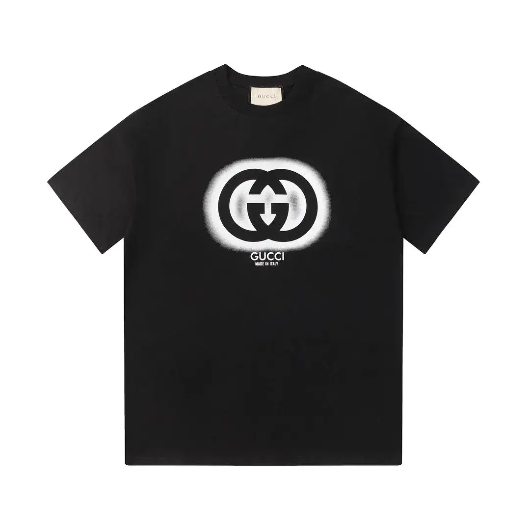 Gucci Interlocking G Spray Black T-Shirt
