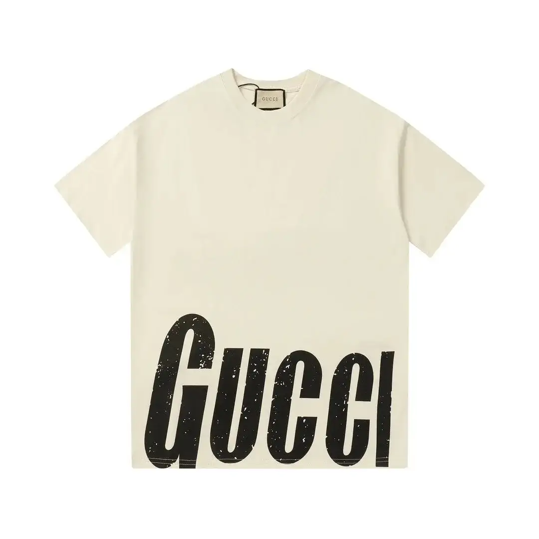 Gucci Off-White Logo Hem T-Shirt