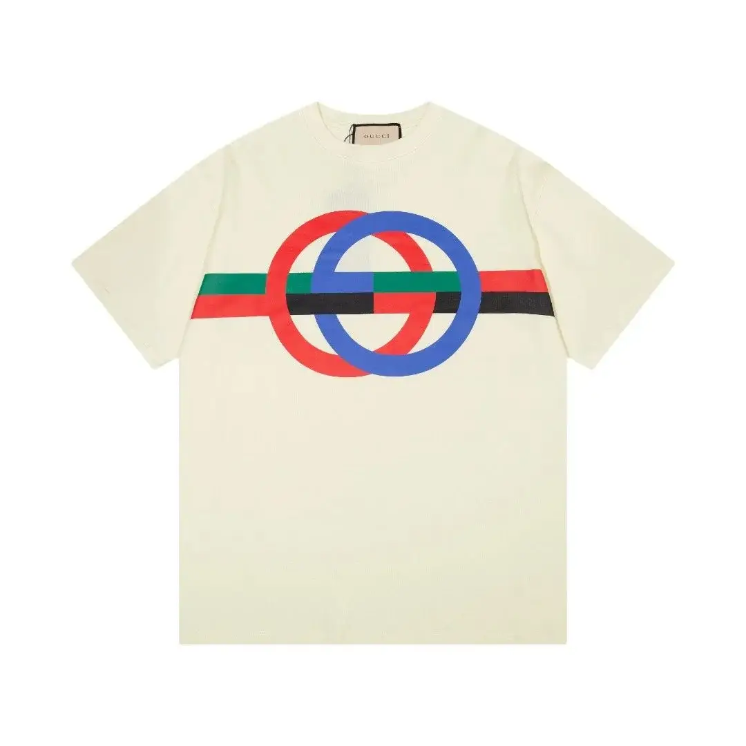 Gucci Off-White Interlocking G Stripe T-Shirt