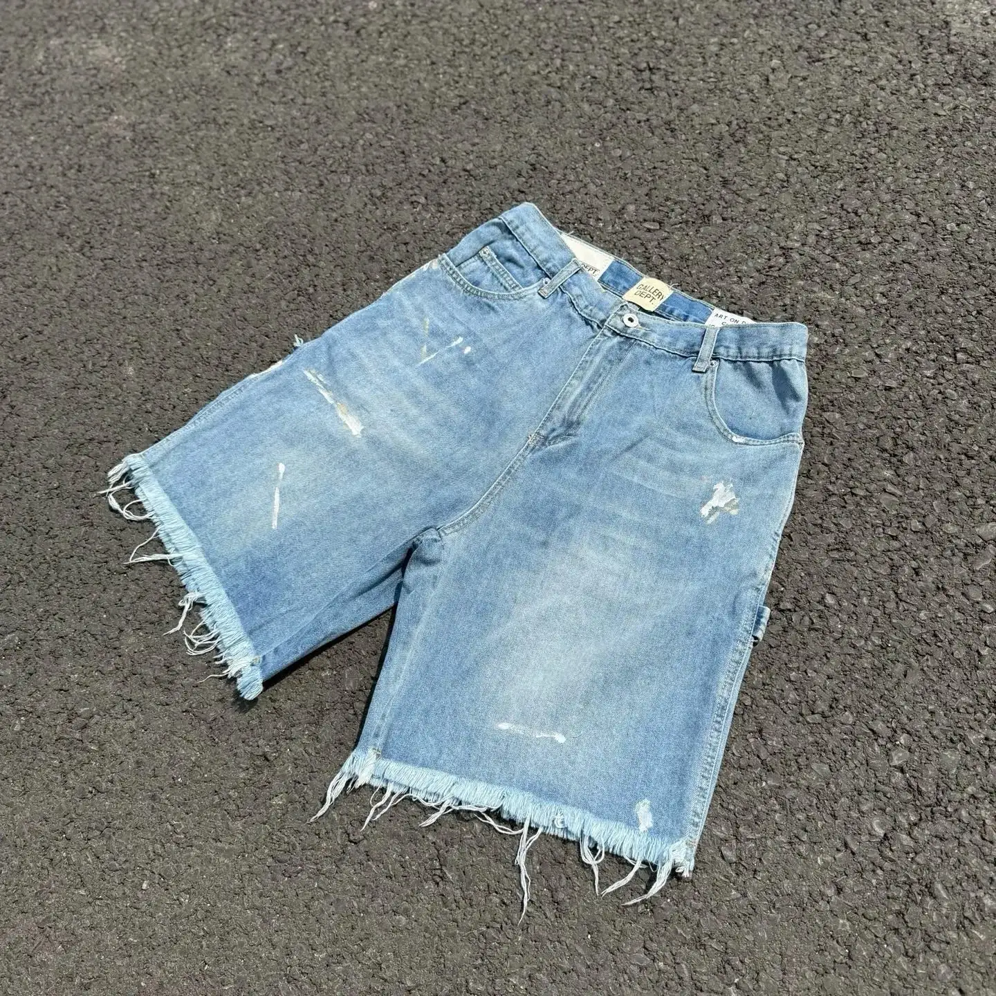 Gallery Dept. Denim Shorts Light Blue