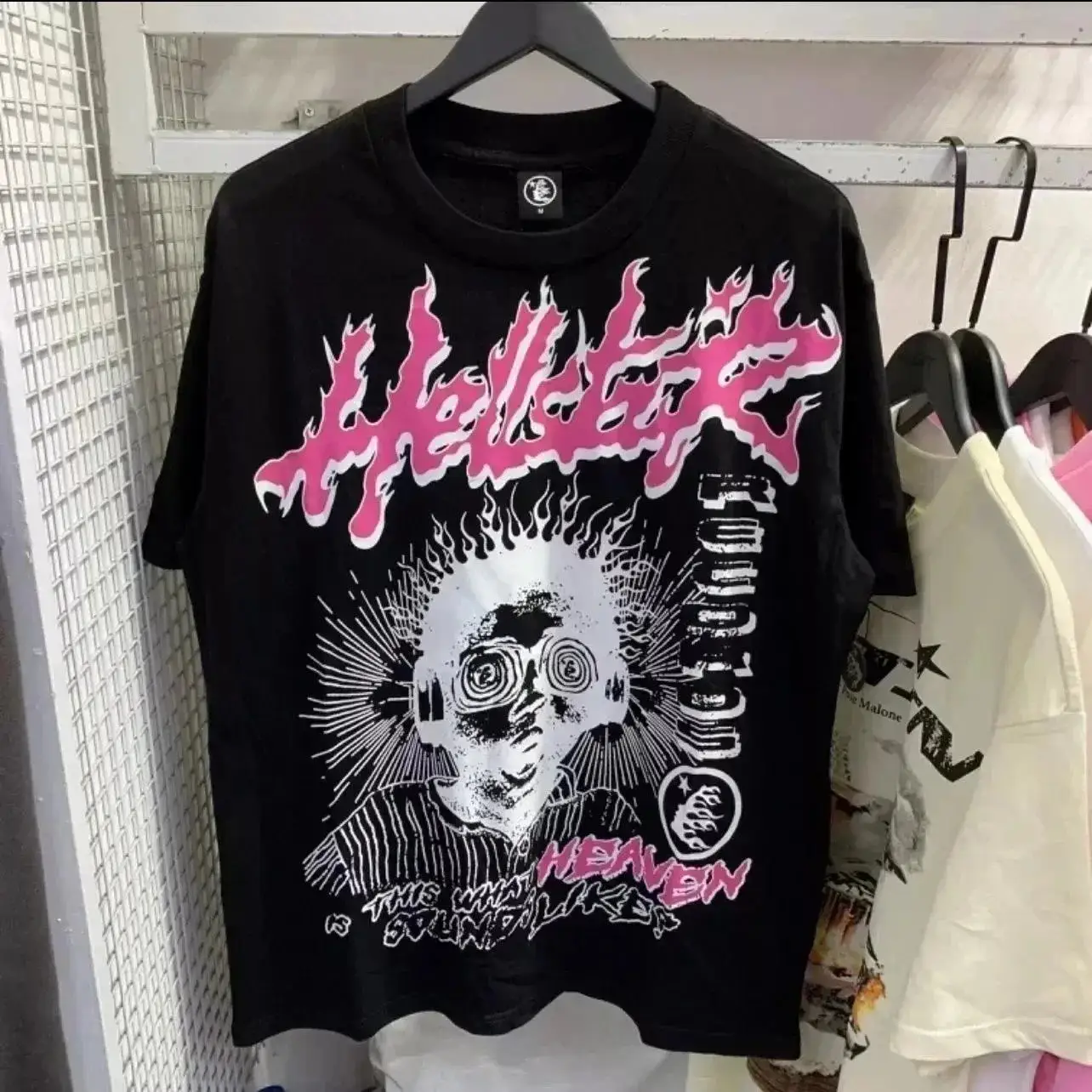 Hellstar Hypnotic Graphic T-Shirt Black