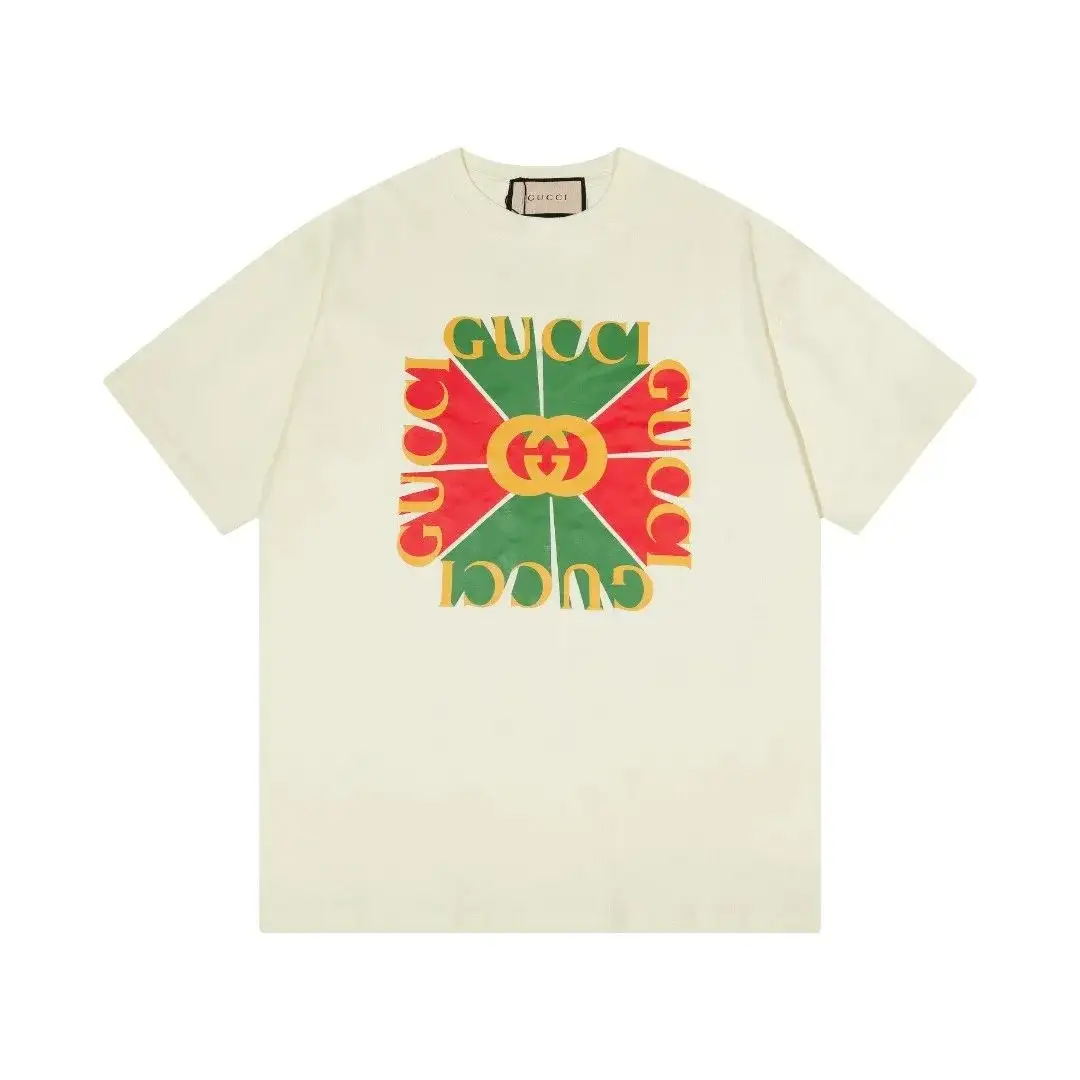 Gucci Kaleidoscopic Logo Off-White T-Shirt