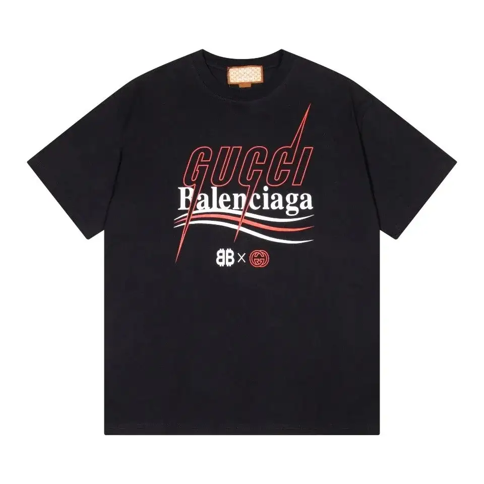Balenciaga x Gucci Hacker Project Black T-Shirt