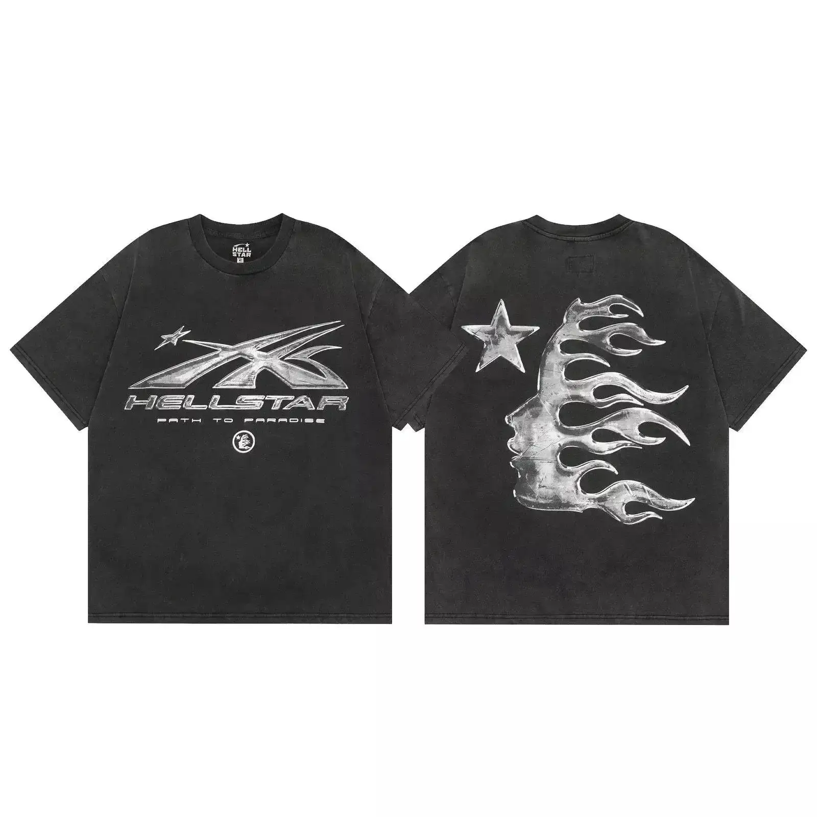 Hellstar Path To Paradise T-Shirt Dark Grey
