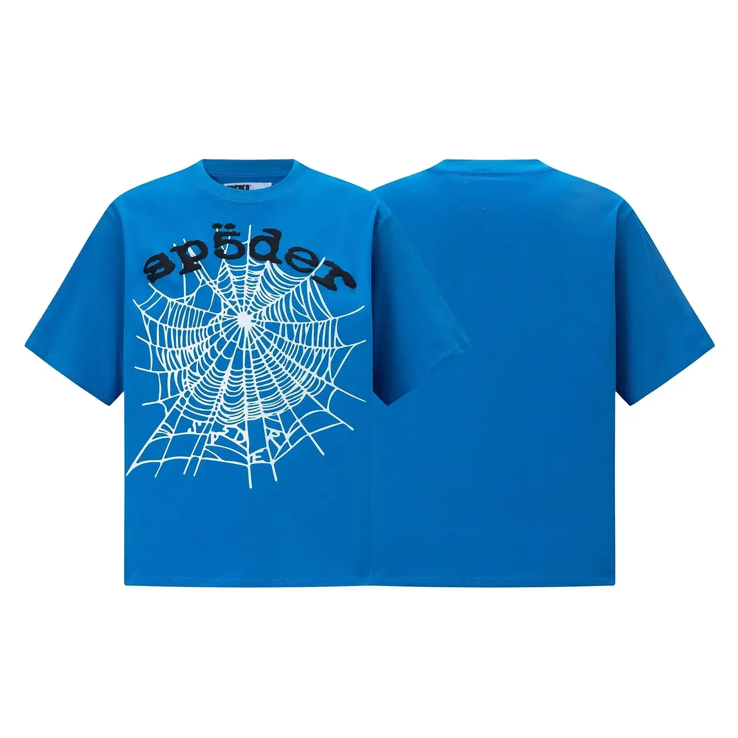 SP5DER Web Print T-Shirt Blue