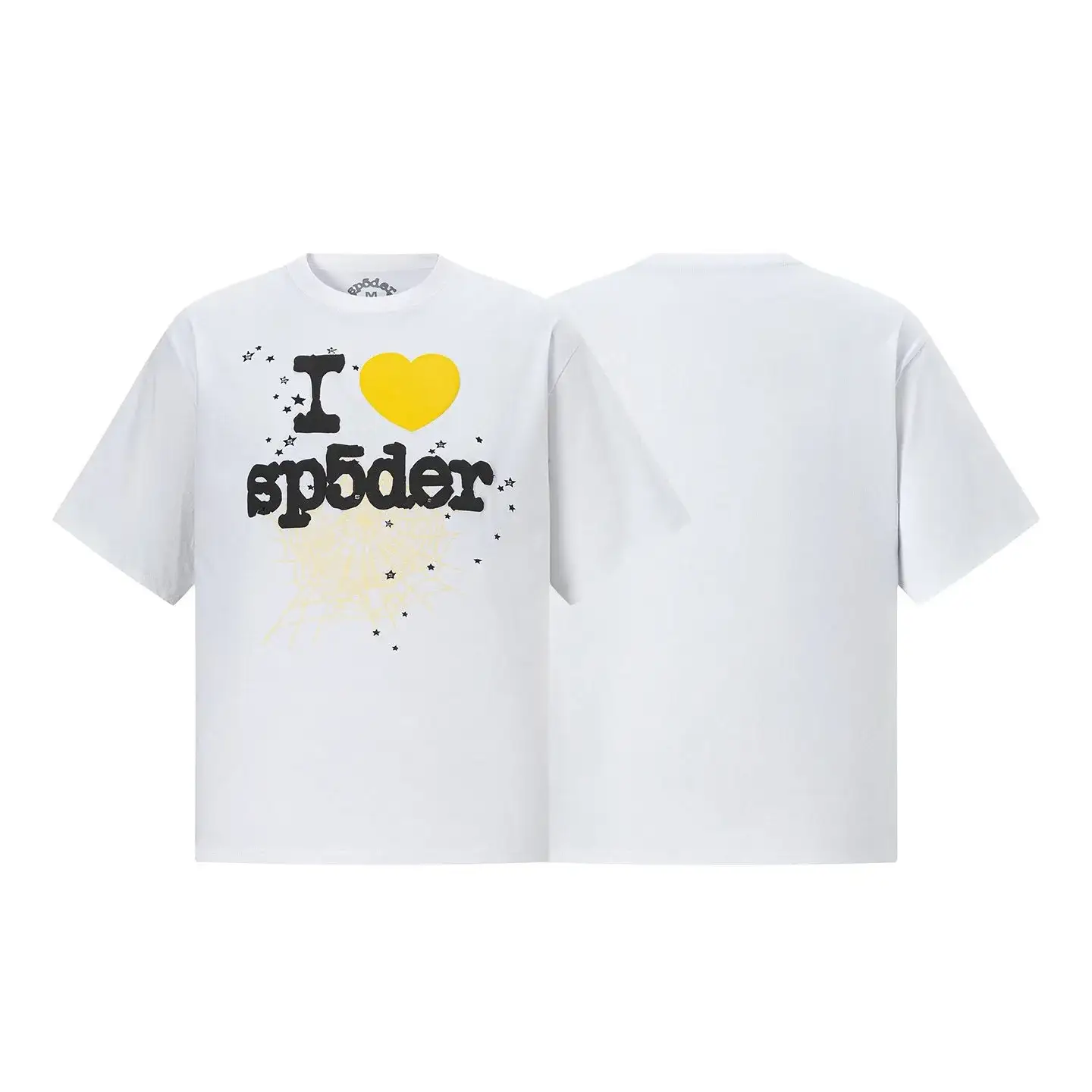 Sp5der I Love Sp5der Tee Yellow Heart