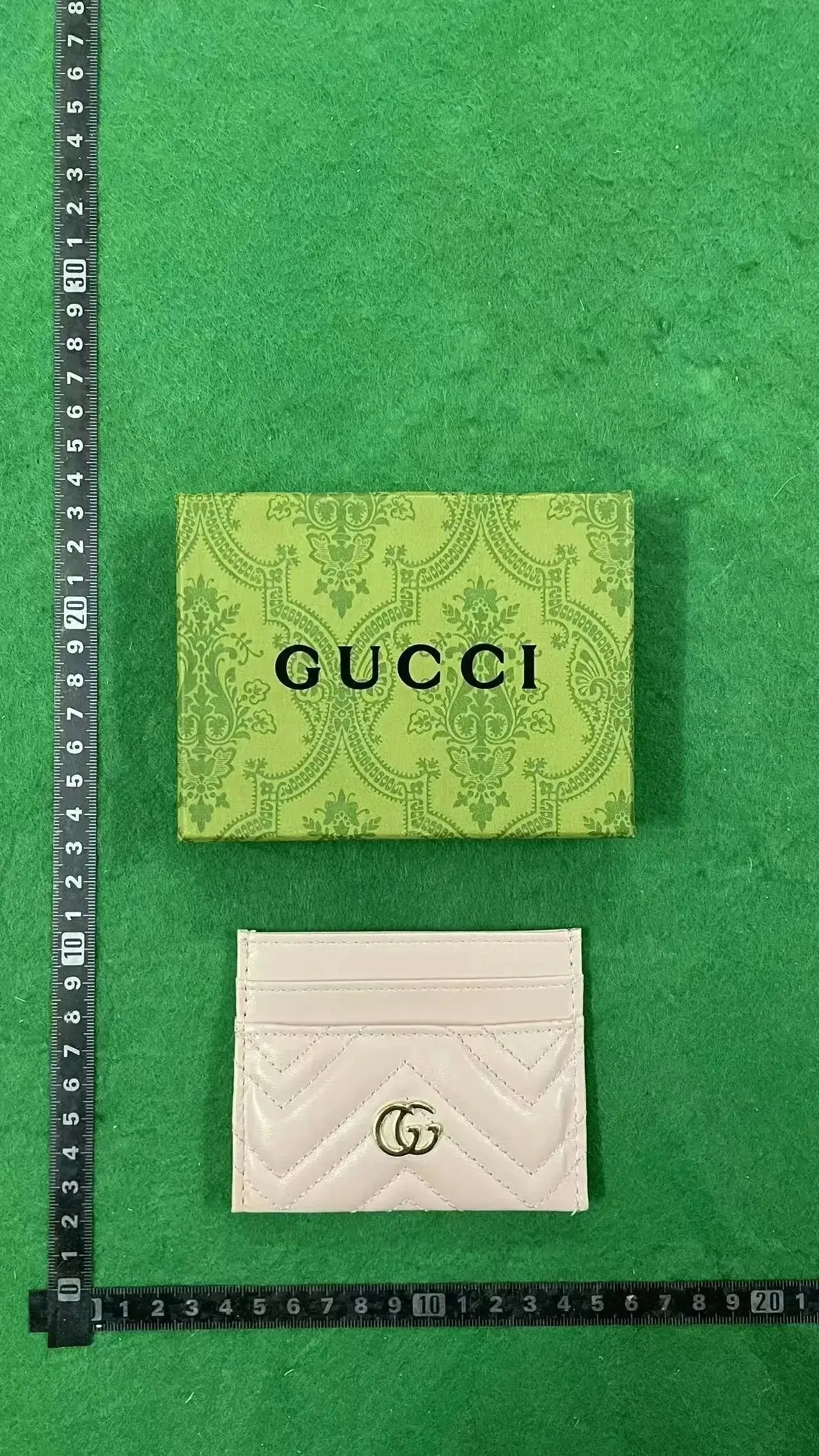 Gucci GG Marmont Card Case Light Pink