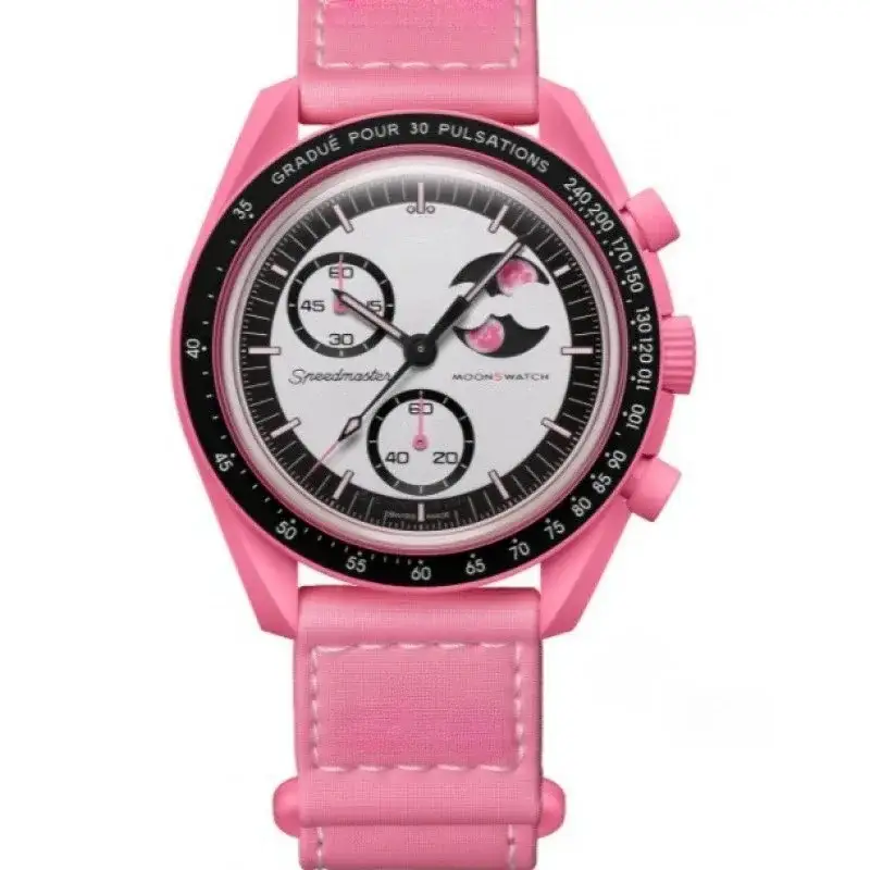 Swatch x Omega Bioceramic MoonSwatch Mission to Pink Moon