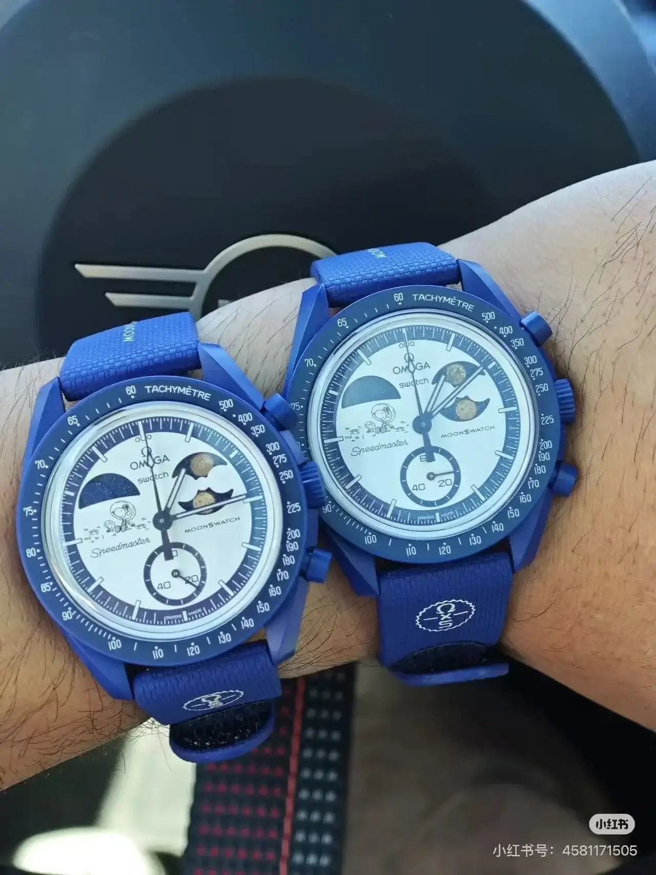 Swatch x Omega Bioceramic MoonSwatch Mission to the Moonphase Blue