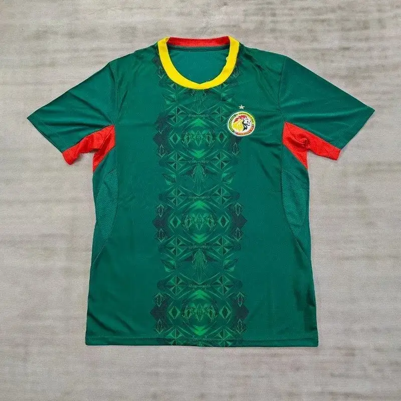 Adidas Senegal Away Jersey Green Red