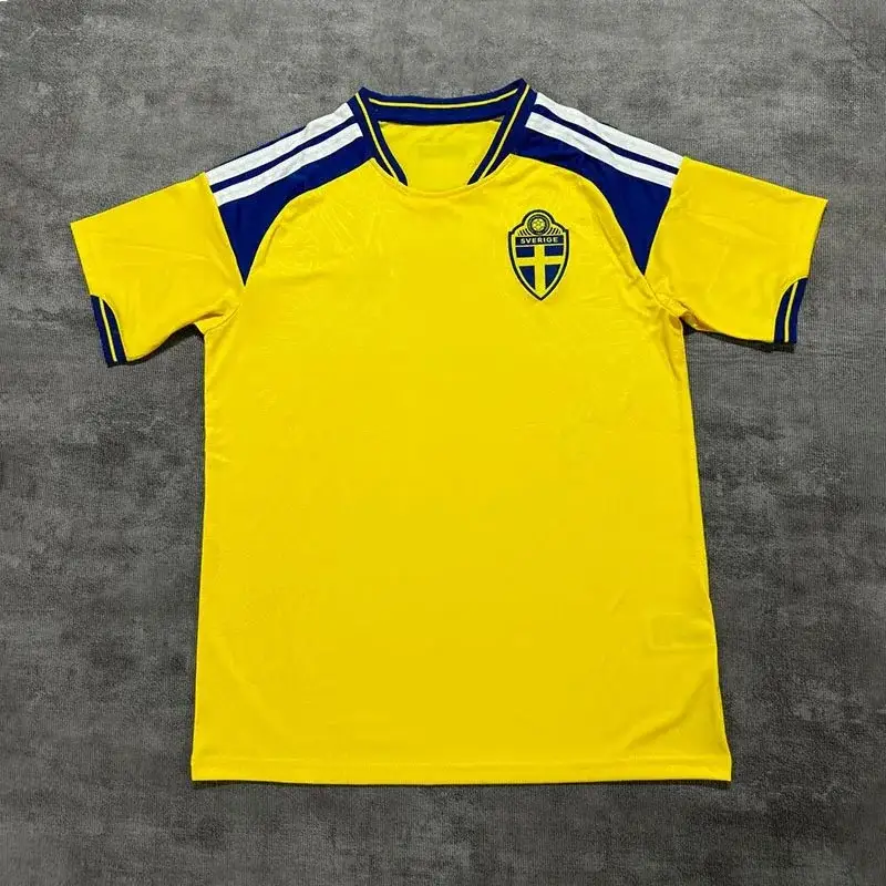 Adidas Sweden Home Jersey Yellow Blue