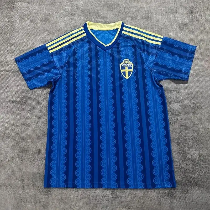 Adidas Sweden Away Jersey Blue Yellow