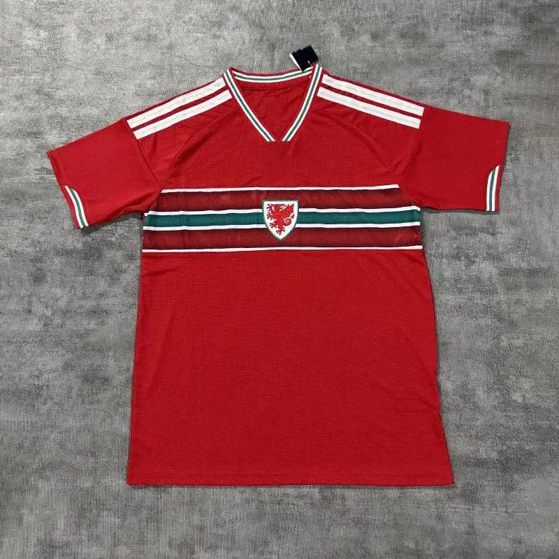 Adidas Wales Home Jersey Red White Green