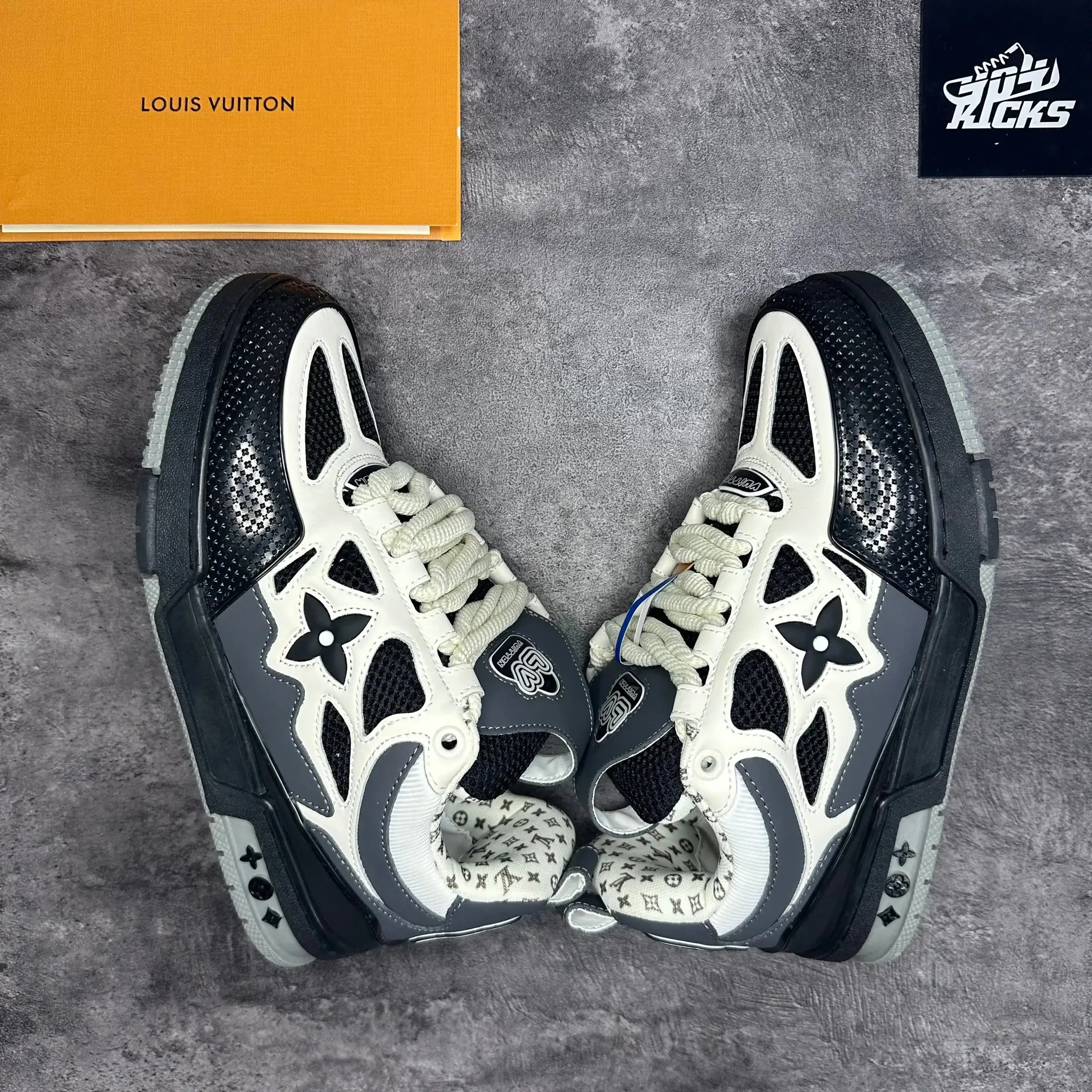 Louis Vuitton LV Skate Sneaker Black White