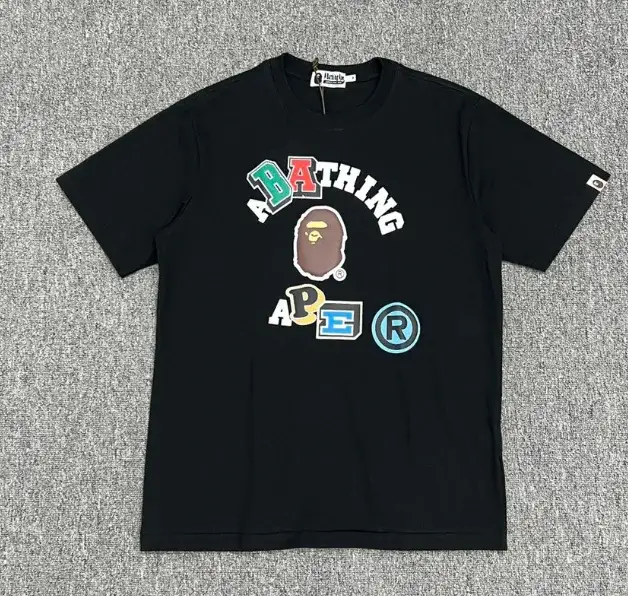 A Bathing Ape Multi Graphic T-Shirt Black