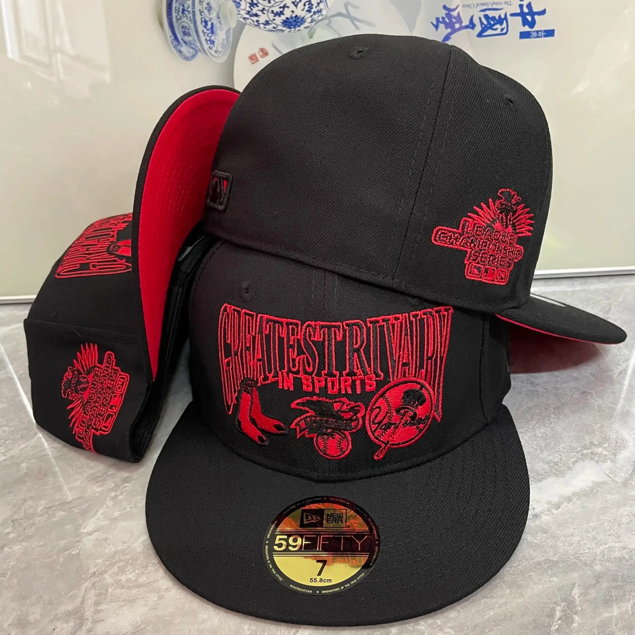 New Era Boston Red Sox New York Yankees Greatest Rivalry Black Fitted Hat