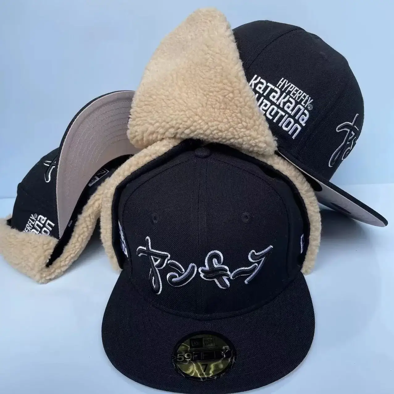 New Era New York Yankees Katakana Fleece Black Hat