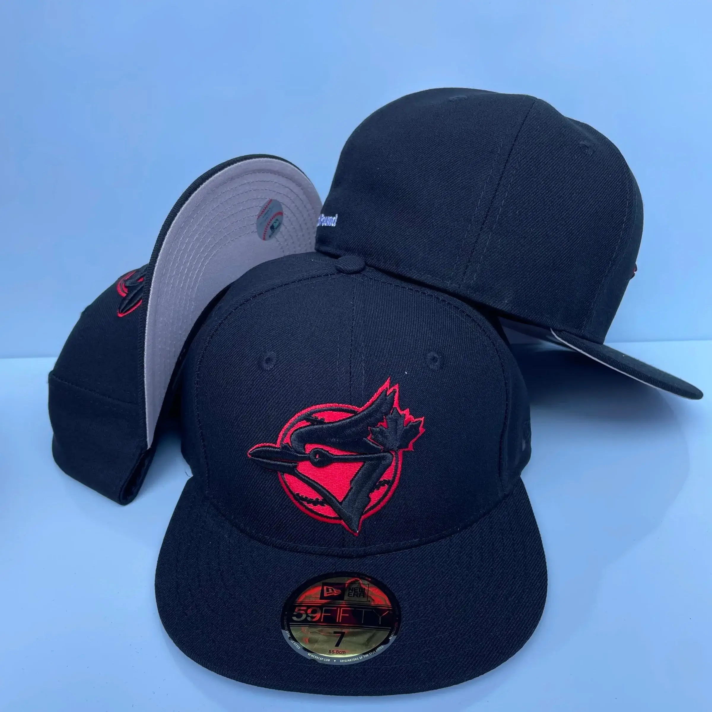 New Era Toronto Blue Jays Black Red Hat