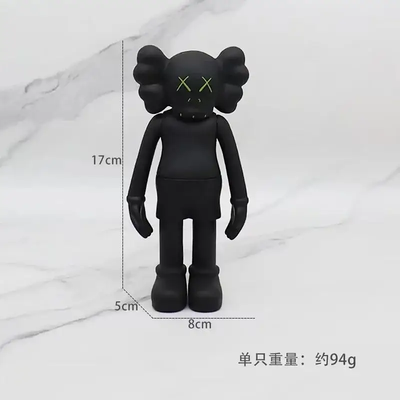 KAWS Companion Standing Figurine Black Neon