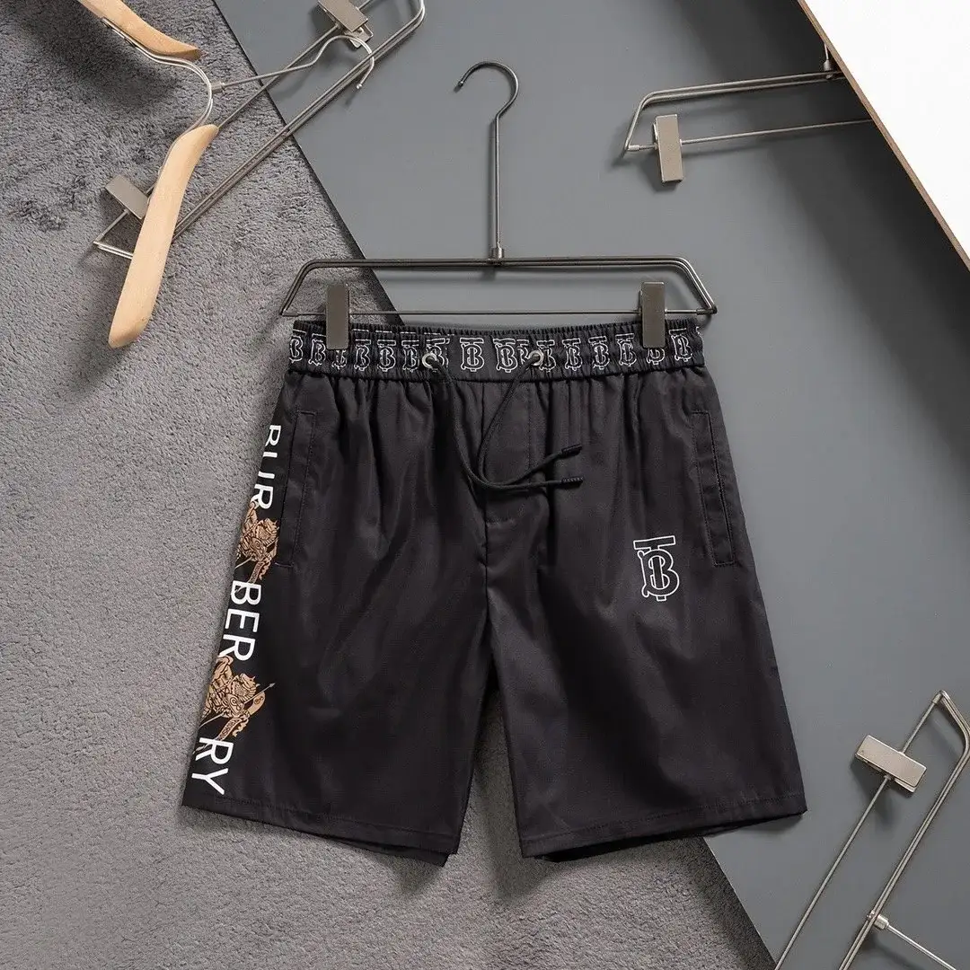 Burberry Monogram Print Shorts Black