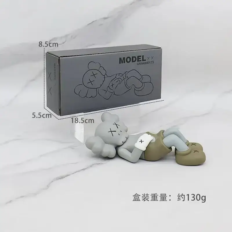 KAWS Lying Figure Grey Tan