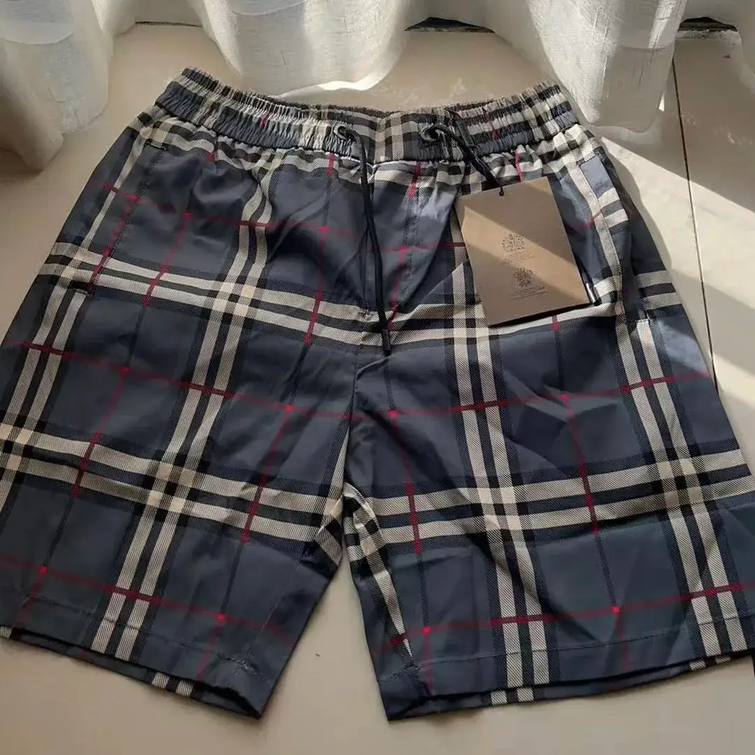Burberry Vintage Check Swim Shorts Slate Grey