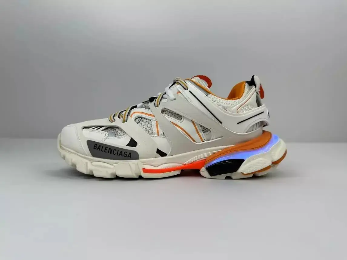 Balenciaga Track LED White Orange