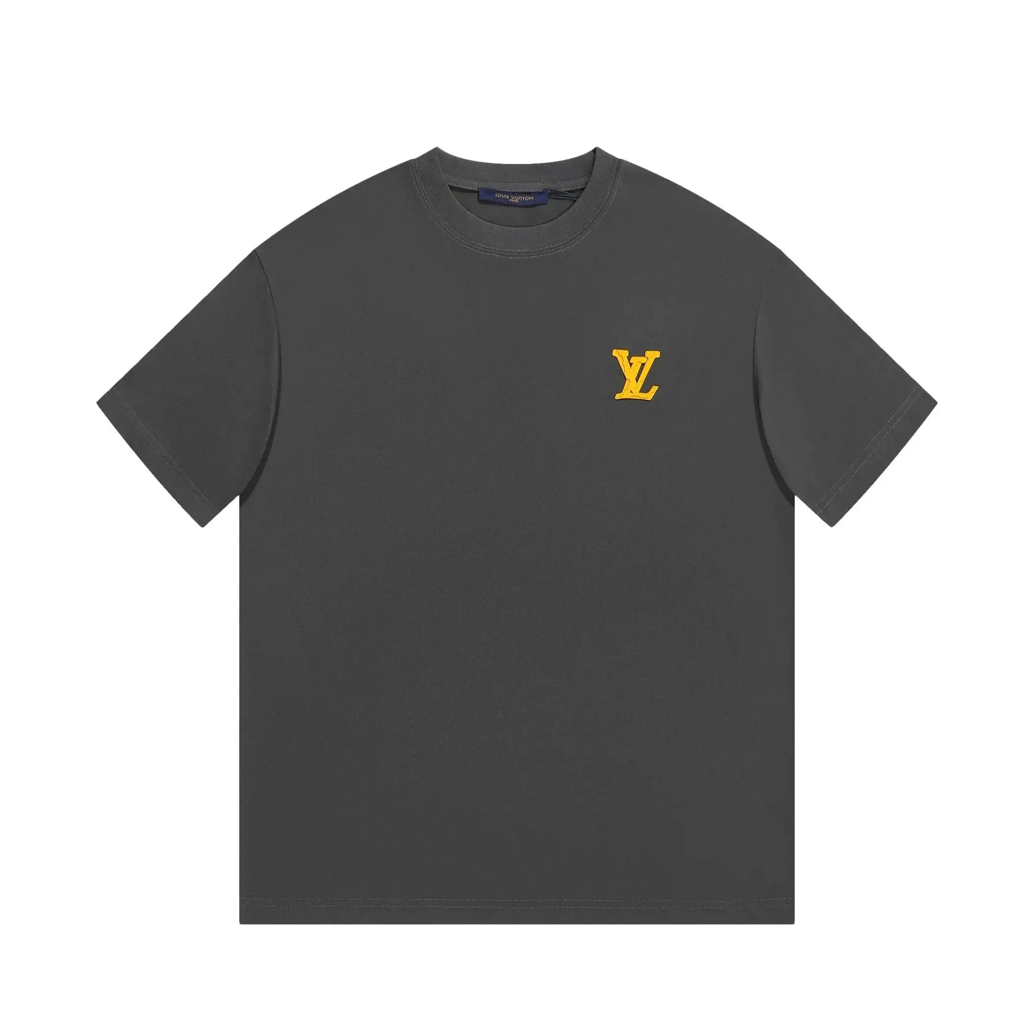 Louis Vuitton LV Logo Dark Grey T-Shirt