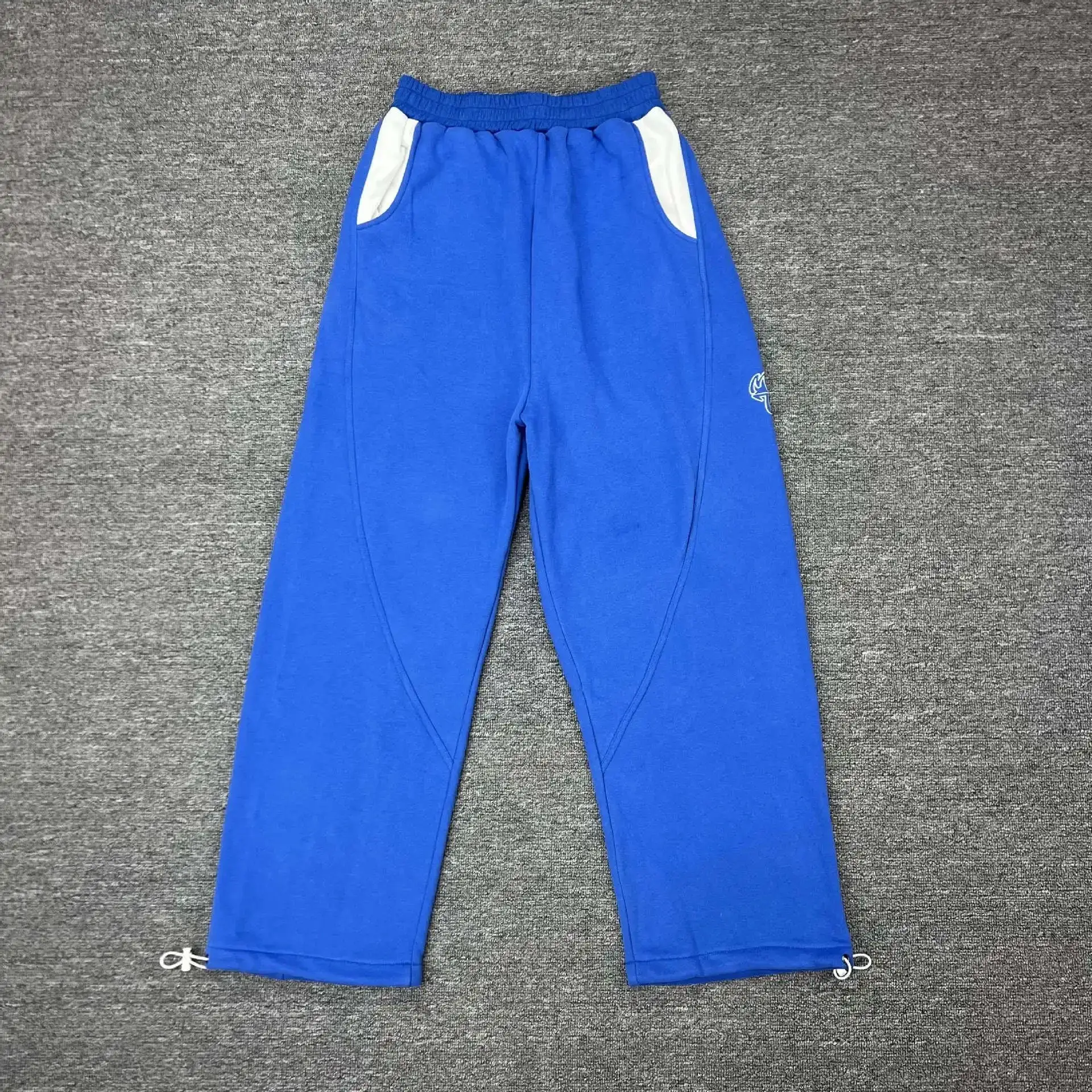 MORTPDA Sweatpants Royal Blue White
