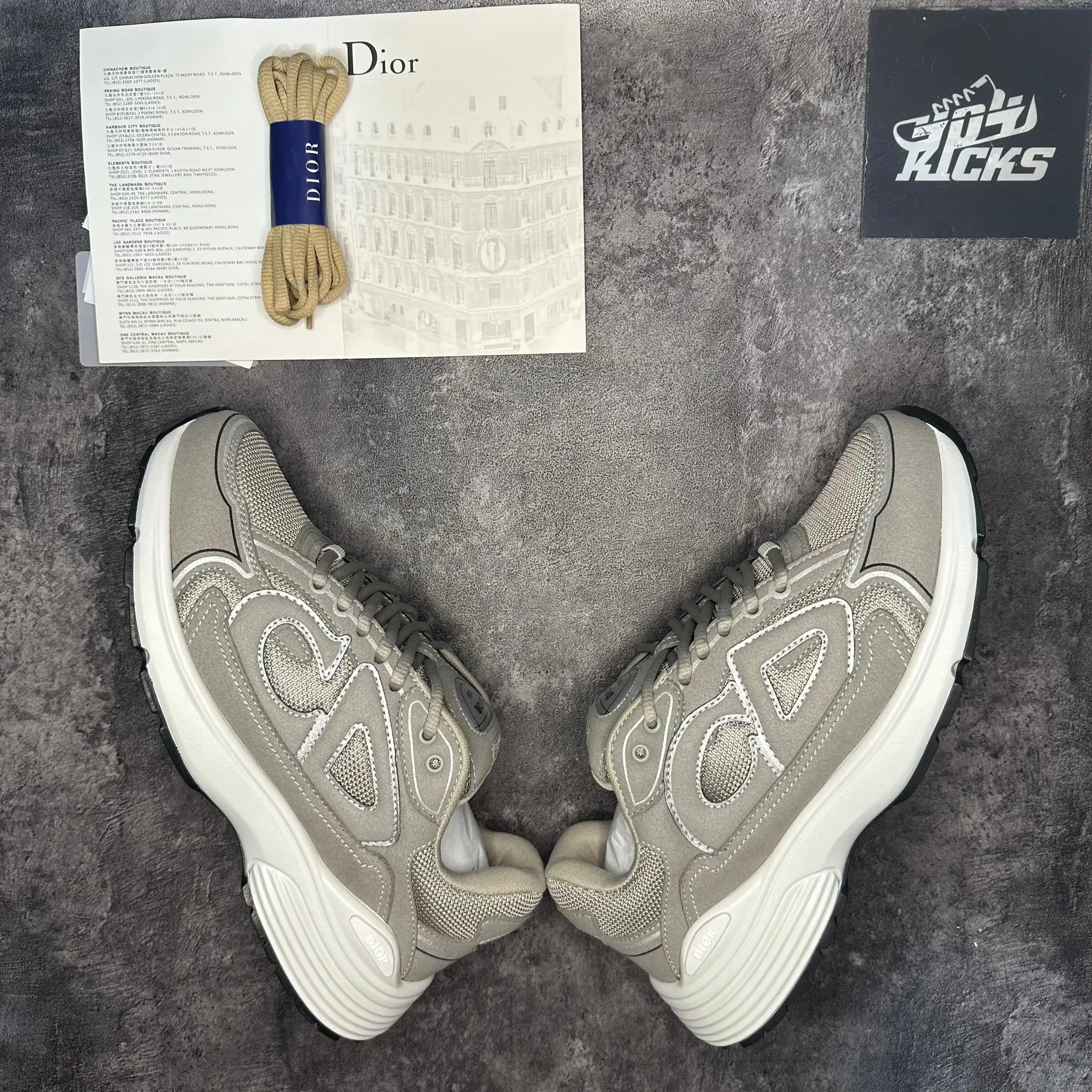 Dior B30 Sneaker Taupe White