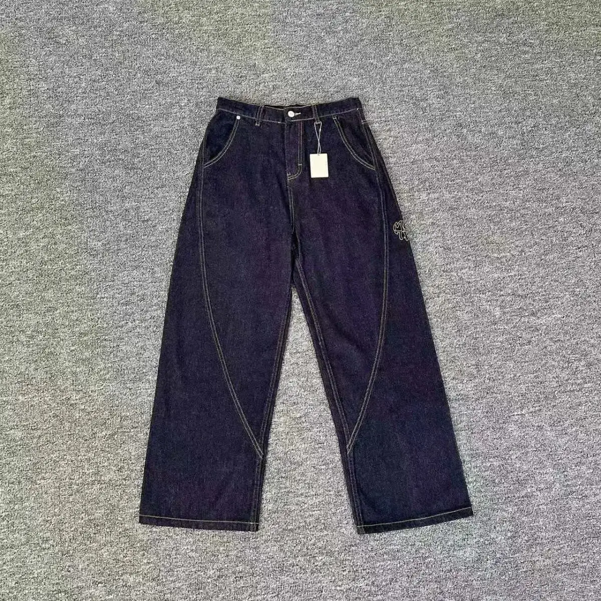 Muertra Dark Blue Denim Jeans