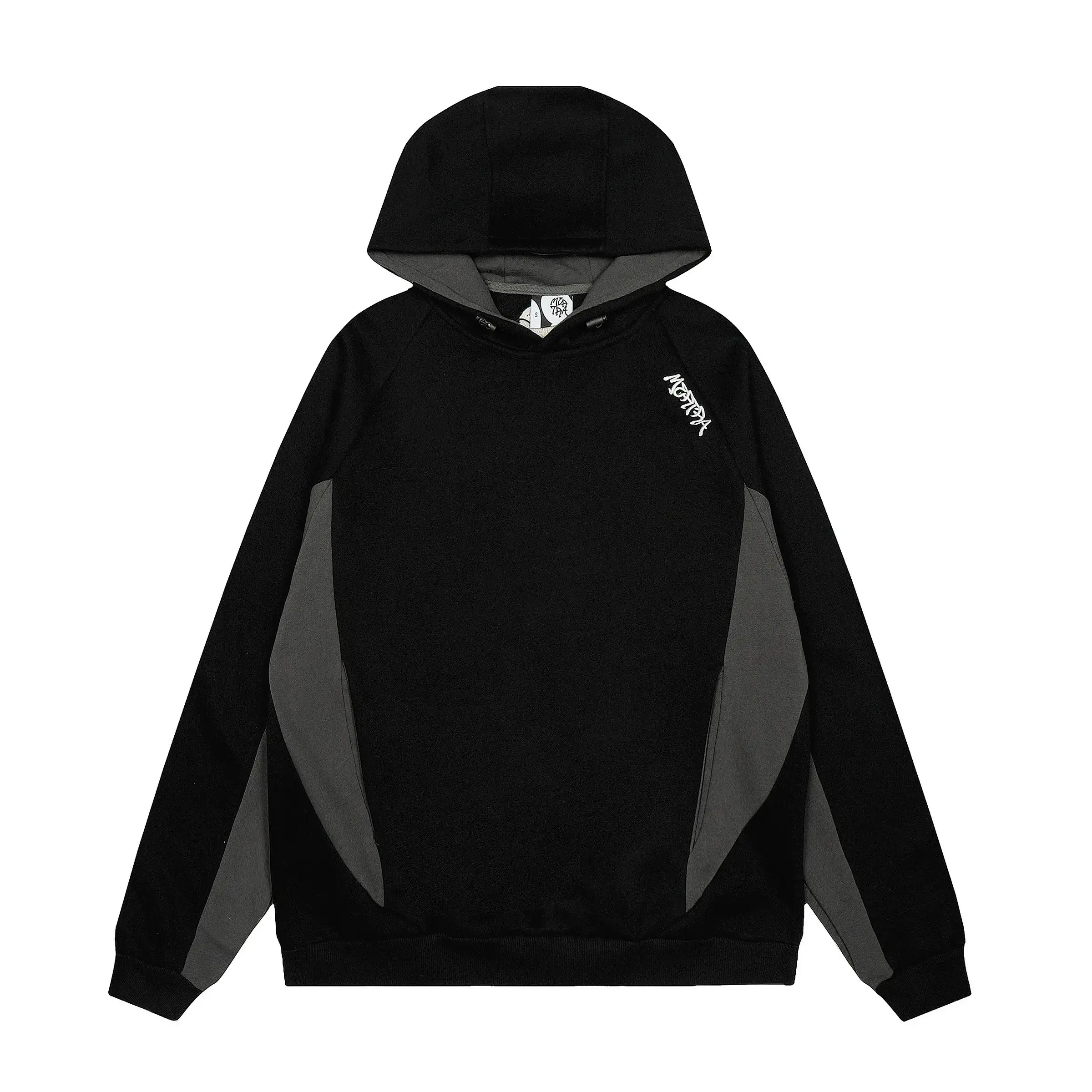 Unbranded Hooded Sweatshirt Black Gray