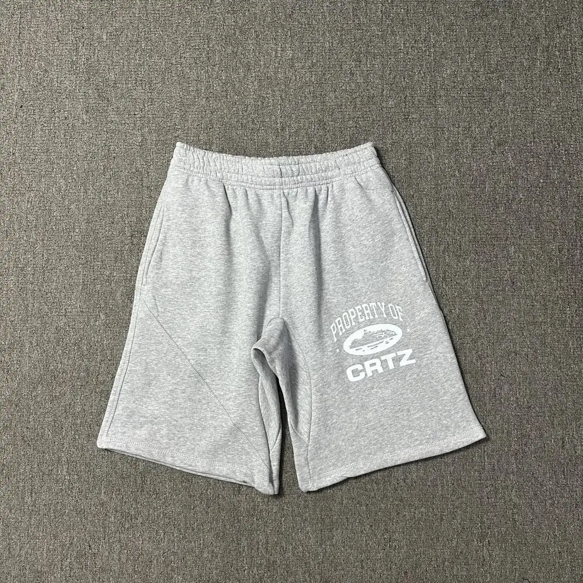 Corteiz Property Of Sweatshorts Grey Marl