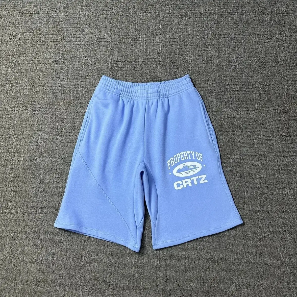 Corteiz Property Of Sweatshorts Sky Blue