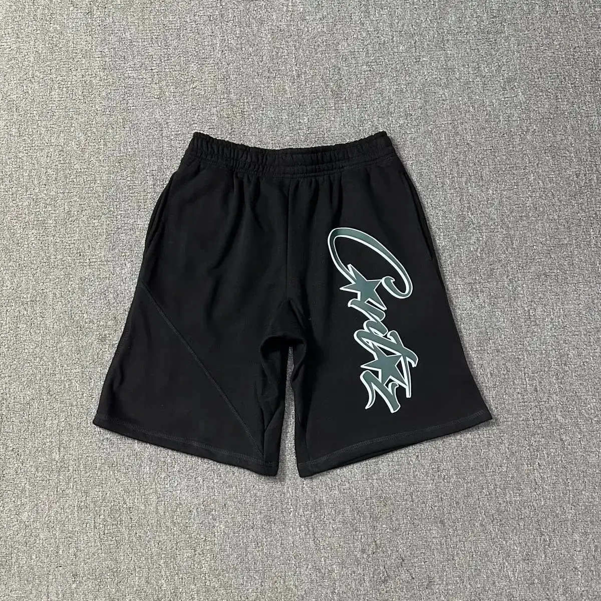 Corteiz Starz Sweatshorts Black Green